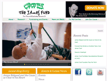Tablet Screenshot of jamesfund.com